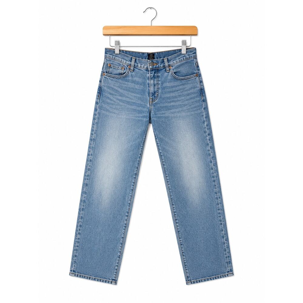 J.Crew Full Length Wide Leg Jeans 28 Vintage Wash Coastal Chic Denim Pristine - Picture 4 of 14